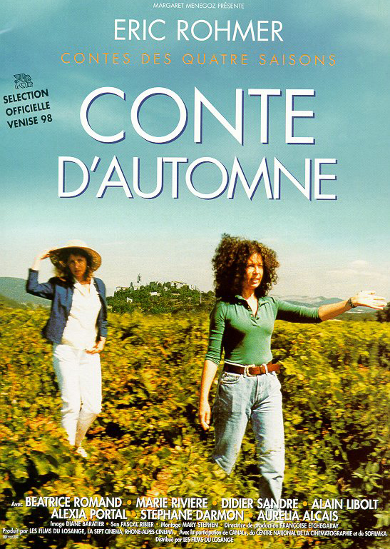Autumn Tale - Herbstgeschichte - Conte d'automne (1998) (Rating 8,0) (Coming Soon on DVD at Filmkunstbar Fitzcarraldo)