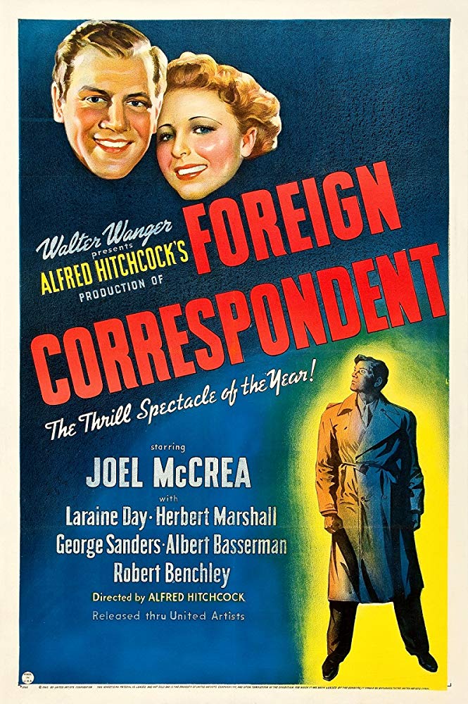 FREE ON YOUTUBE Der Auslandskorrespondent - Foreign Correspondent (1940) (Rating 7,3) DVD200
