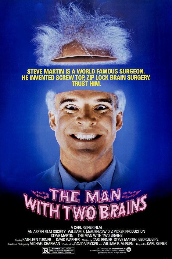 Der Mann mit zwei Gehirnen - The Man with Two Brains (1983) (Rating 7,3) (Coming Soon on DVD at Filmkunstbar Fitzcarraldo)