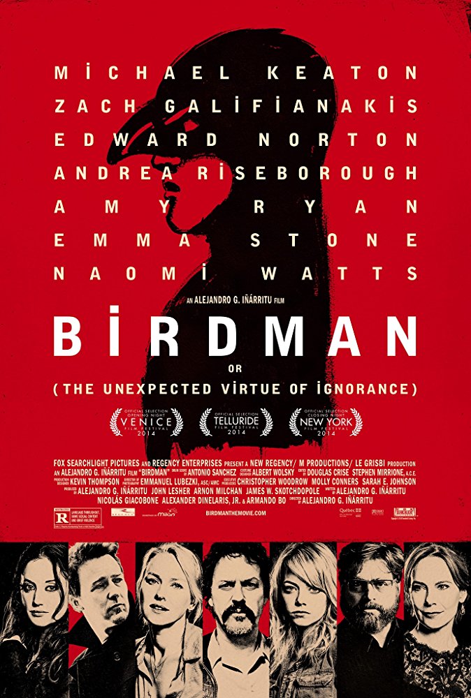 Birdman: Or (The Unexpected Virtue of Ignorance) (2014) (Rating 9,0) DVD8774+7044