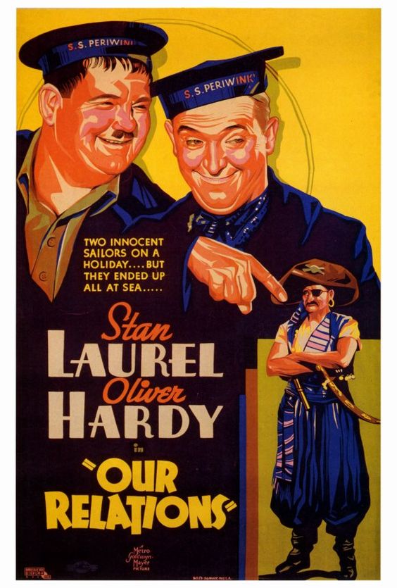 FREE ON YOUTUBE Die Doppelgänger - Laurel & Hardy Our Relations (1936) (Rating 8,0) DVD240