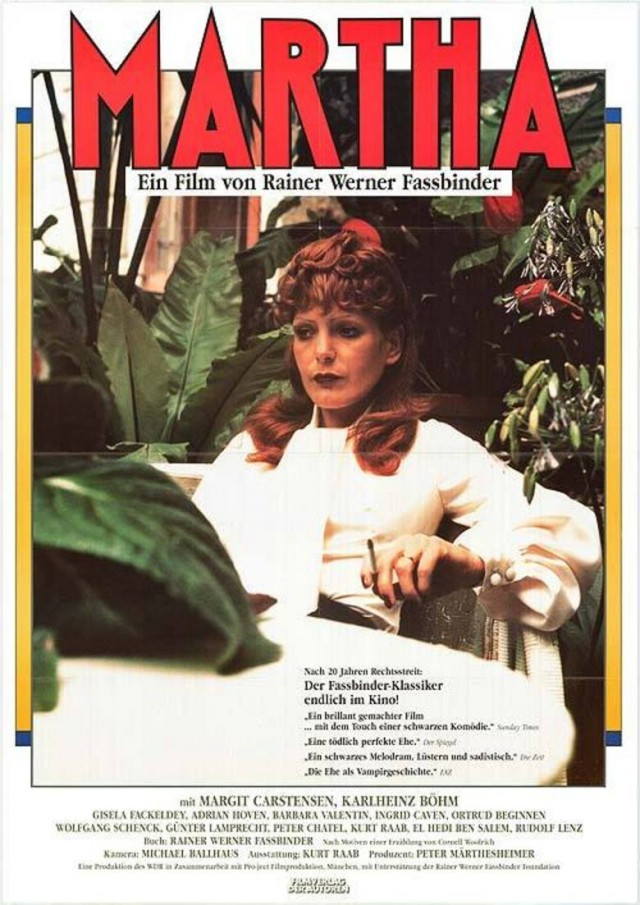 FREE ON YOUTUBE Martha (1974) (Rating 7,5) DVD321
