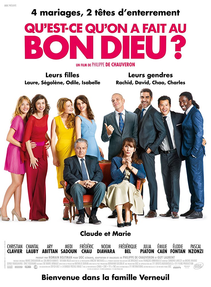 Serial (Bad) Weddings - Monsieur Claude und seine Töchter - Qu'est-ce qu'on a fait au Bon Dieu? (2014) (Rating 6,1) DVD4039
