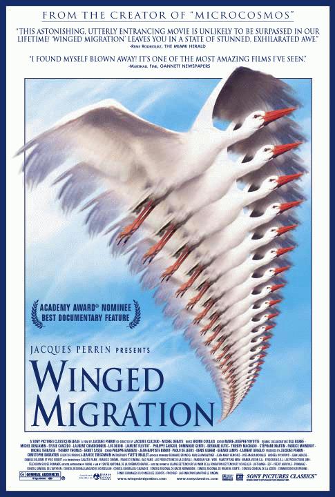 FREE ON YOUTUBE Winged Migration  - Nomaden der Lüfte - Le peuple migrateur (2001) (Rating 8,0) DVD342