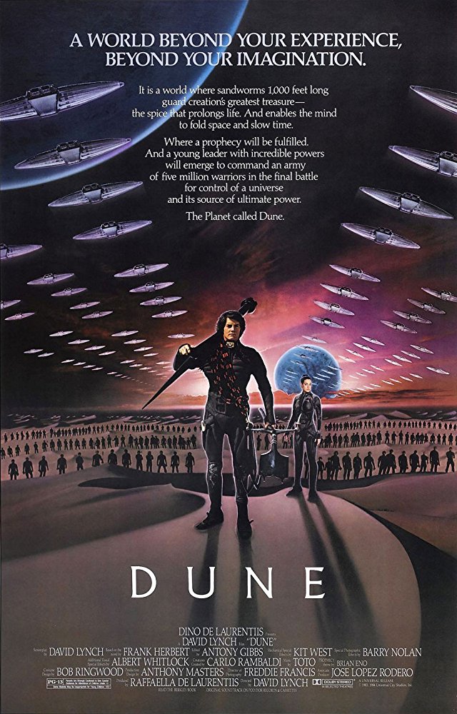 FREE ON YOUTUBE Dune (1984) (Rating 5,5) DVD80