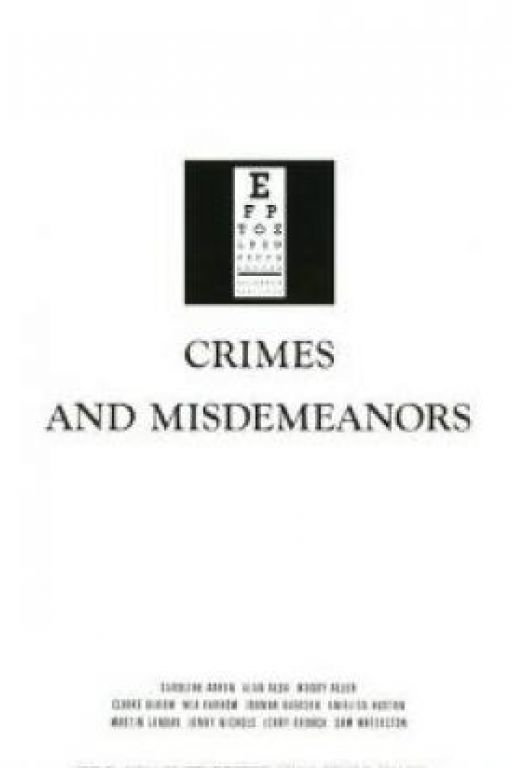 Verbrechen und andere Kleinigkeiten - Crimes and Misdemeanors (Filmkunstbar Fitzcarraldo DVD616)