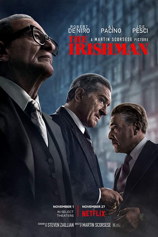 The Irishman (2019) (Rating 8,0) (Coming Soon on DVD at Filmkunstbar Fitzcarraldo)