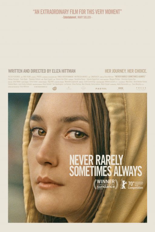 Niemals selten Manchmal Immer - Never Rarely Sometimes Always (2020) (Rating 8,0) (Coming Soon on DVD at Filmkunstbar Fitzcarraldo)